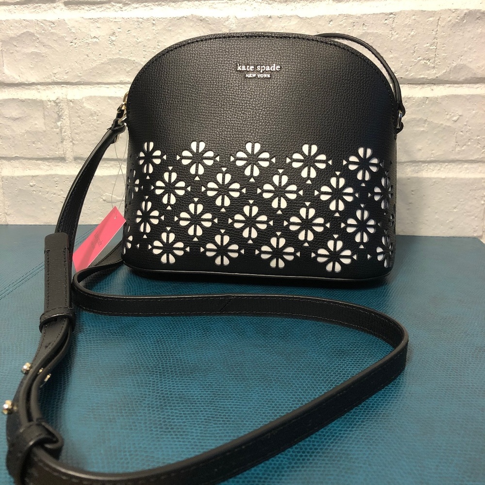 Kate Spade Sylvia Perforated Medium Dome Crossbody